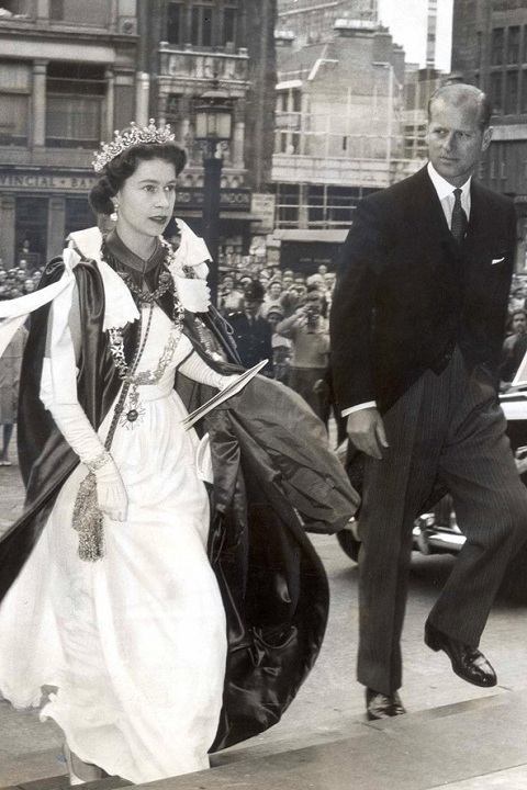 Королева Елизавета ІІ и Принц Филипп